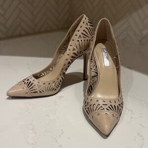 BCBGeneration Beige Cutout Heels